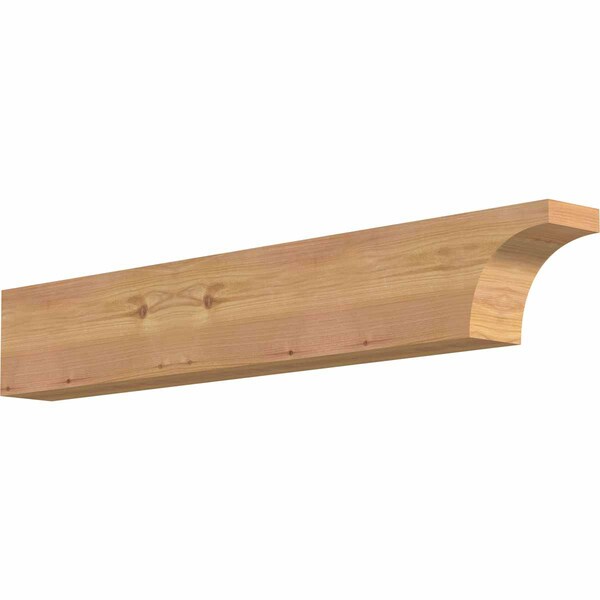 Ekena Millwork Huntington Smooth Rafter Tail, Western Red Cedar, 3 1/2"W x 6"H x 36"L RFT04X06X36HUN00SWR - main